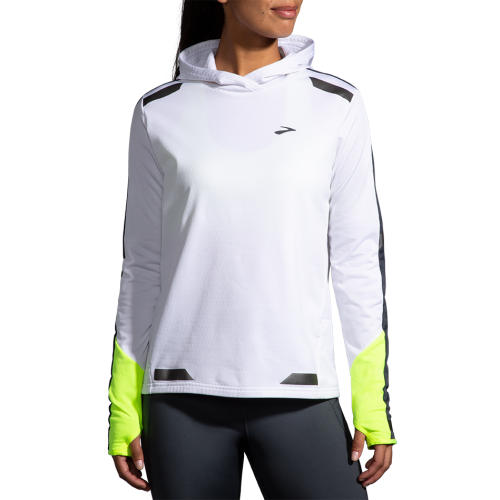 MAGLIA RUN VISIBLE THERMAL HOODIE DONNA / FLUO