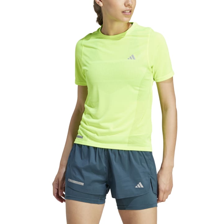 ADIDAS T SHIRT ULTIMATE KNIT VERDE FLUO
